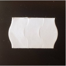  Etiket 26x16 golfrand wit antidiefstalstanzing perm Td27183002